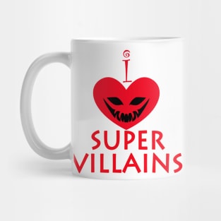 I Heart Super Villains Mug